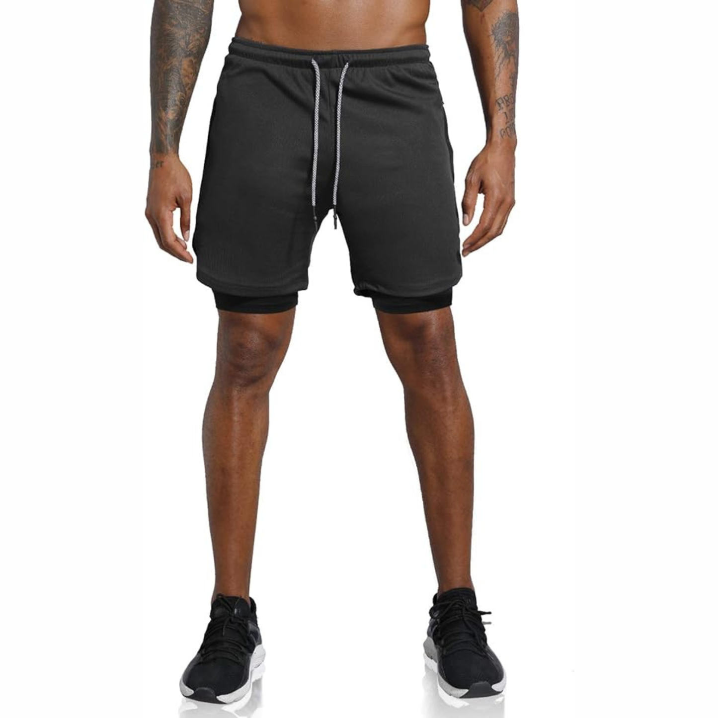Men’s 2-in-1 Workout Running Shorts