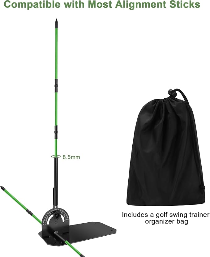Golf Alignment Stick Holder Swing Trainer