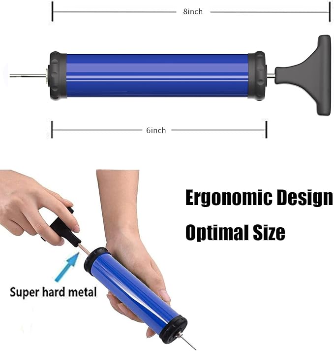 Portable Sports Ball Pump with Needles