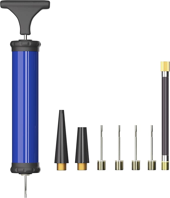 Portable Sports Ball Pump with Needles
