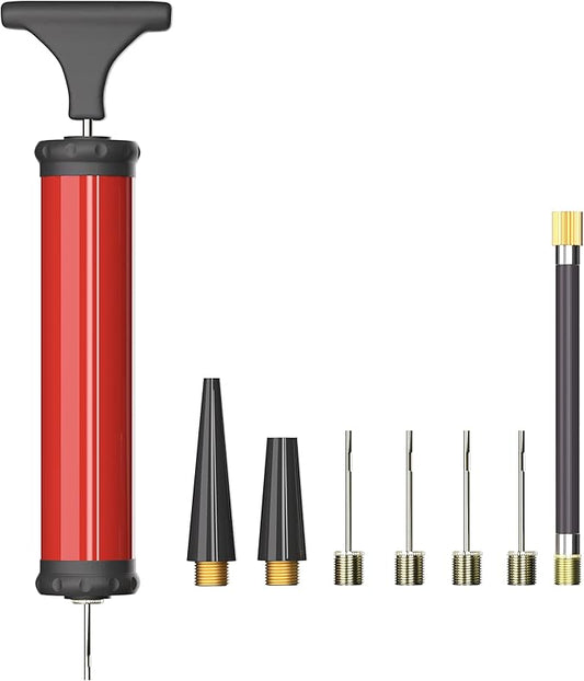 Portable Sports Ball Pump with Needles
