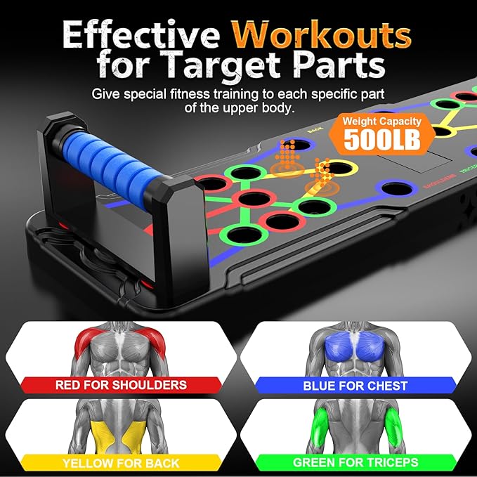 15-in-1 Solid Push Up Board