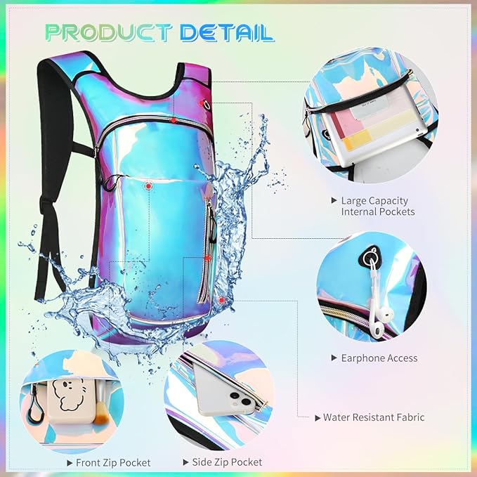 Hydration Backpack with 2L Water Bladder