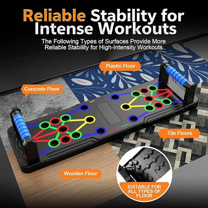 15-in-1 Solid Push Up Board